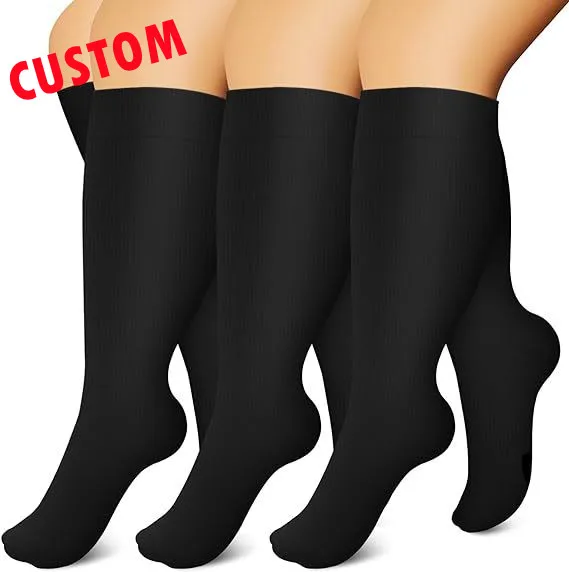 Компрессионные носки большого размера 2XL-7XL для женщин и мужчин