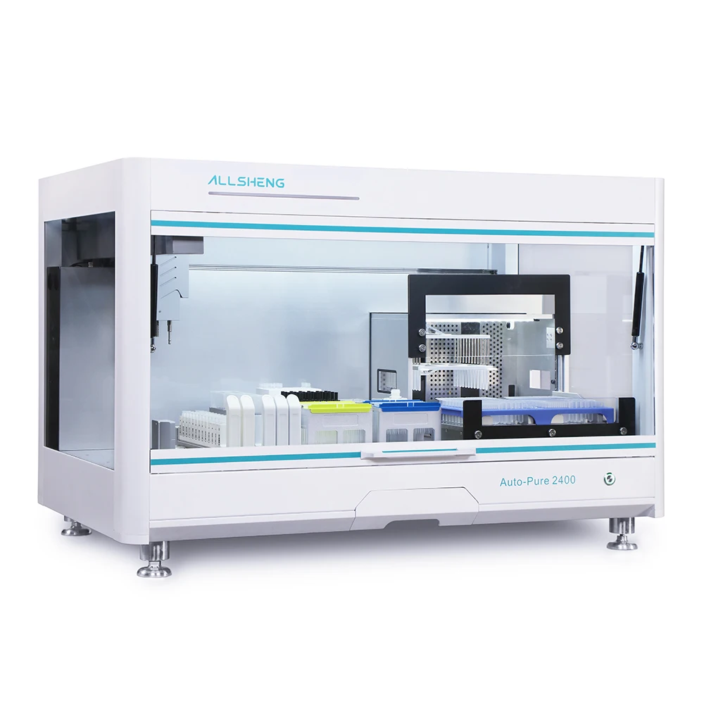 ALLSHENG Auto-Pure 2400 automated nucleic acid extraction pcr set-up workstation