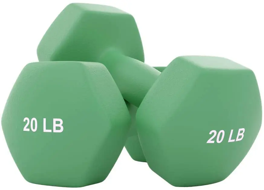 Highest Quality Weights Pink Women Fitness Vinyl Coated Durable Dumbbell for Home Gym