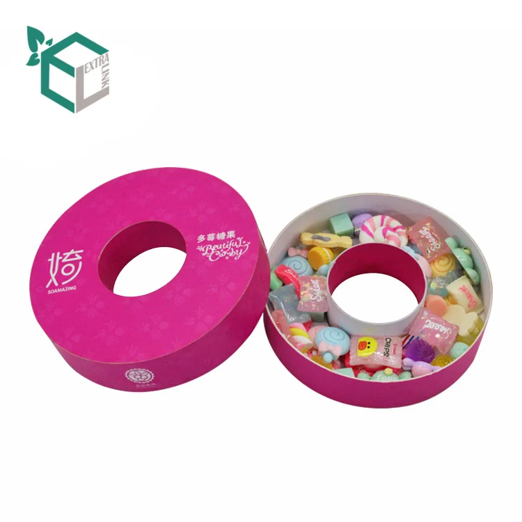 
Custom Round Paper Mini Gift Wedding Christmas Candy Box 