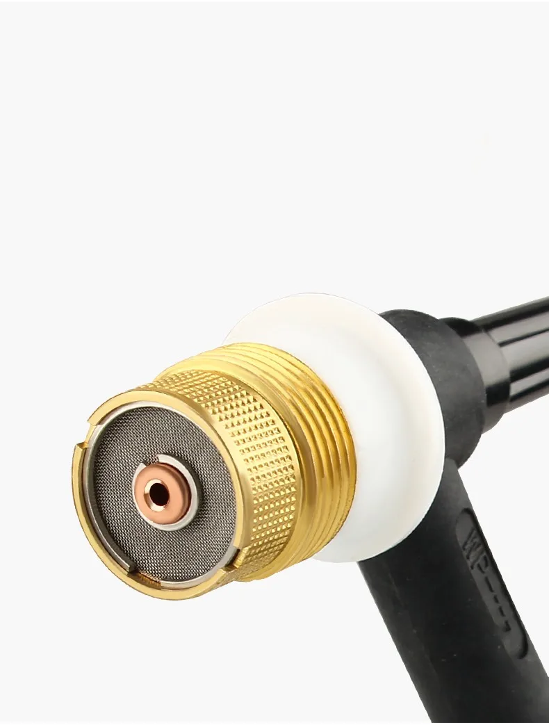 High quality Tig wp9 Gas Lens Collet Body Stubby Welding Part  For Wp9 Tig Torch Groove small Gas Lens