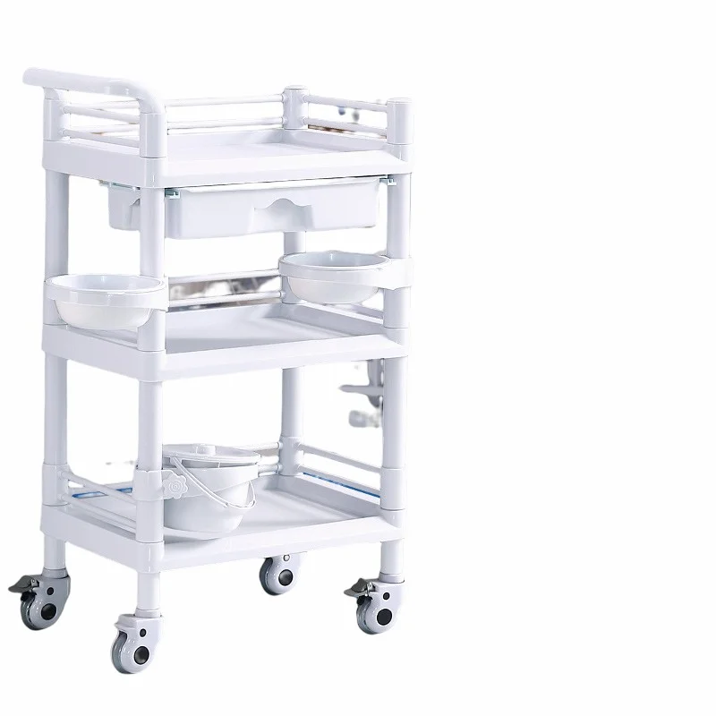 Hospital Abs Treatment Trolley Mobile Computer Cart Medical With Competitive Price