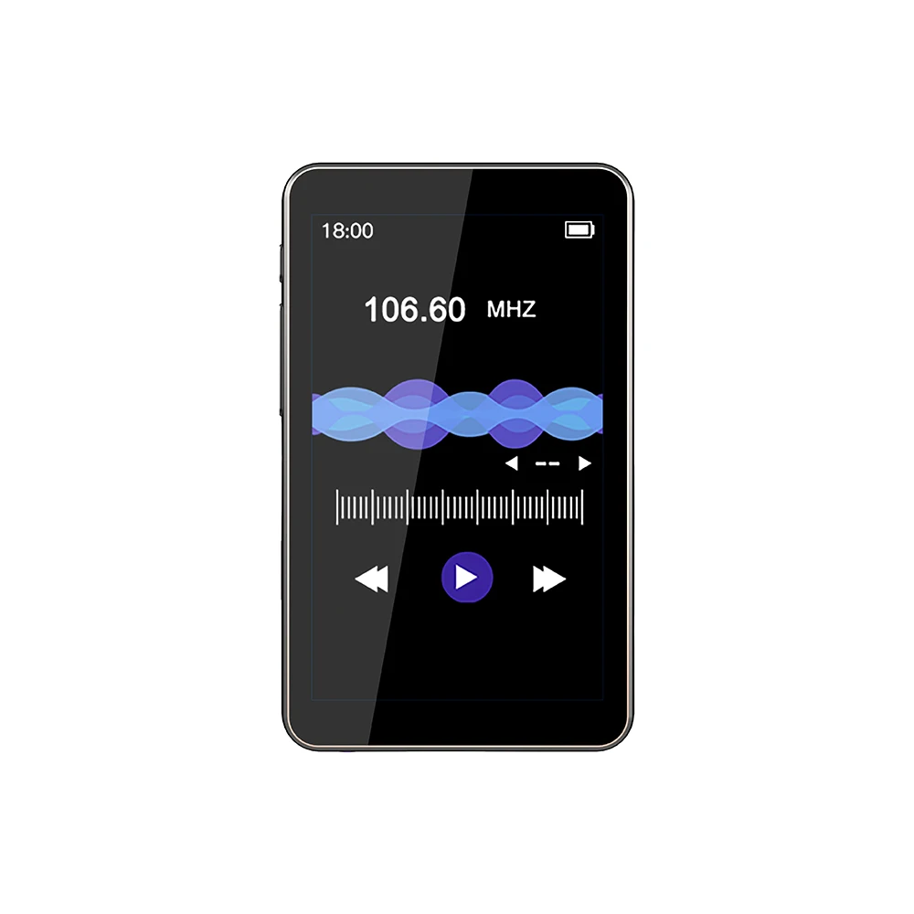 Новейший MP3 плеер с сенсорным экраном Hifi Запись музыкальный поддержкой фильмов FM радио TF карта цифровой