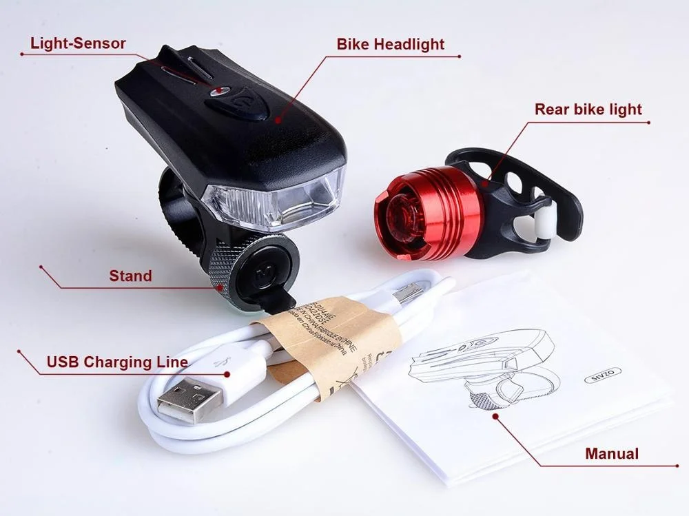 Top Selling China Manufacturer Bicycle Rear Light 3.7 voltage 360 LM Bicycle Accessories Bike Lights