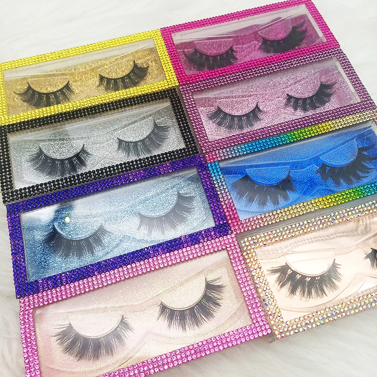 bulk wholesale mink strip lashes new design 25mm mink eyelash fake handmade mink eyelashes