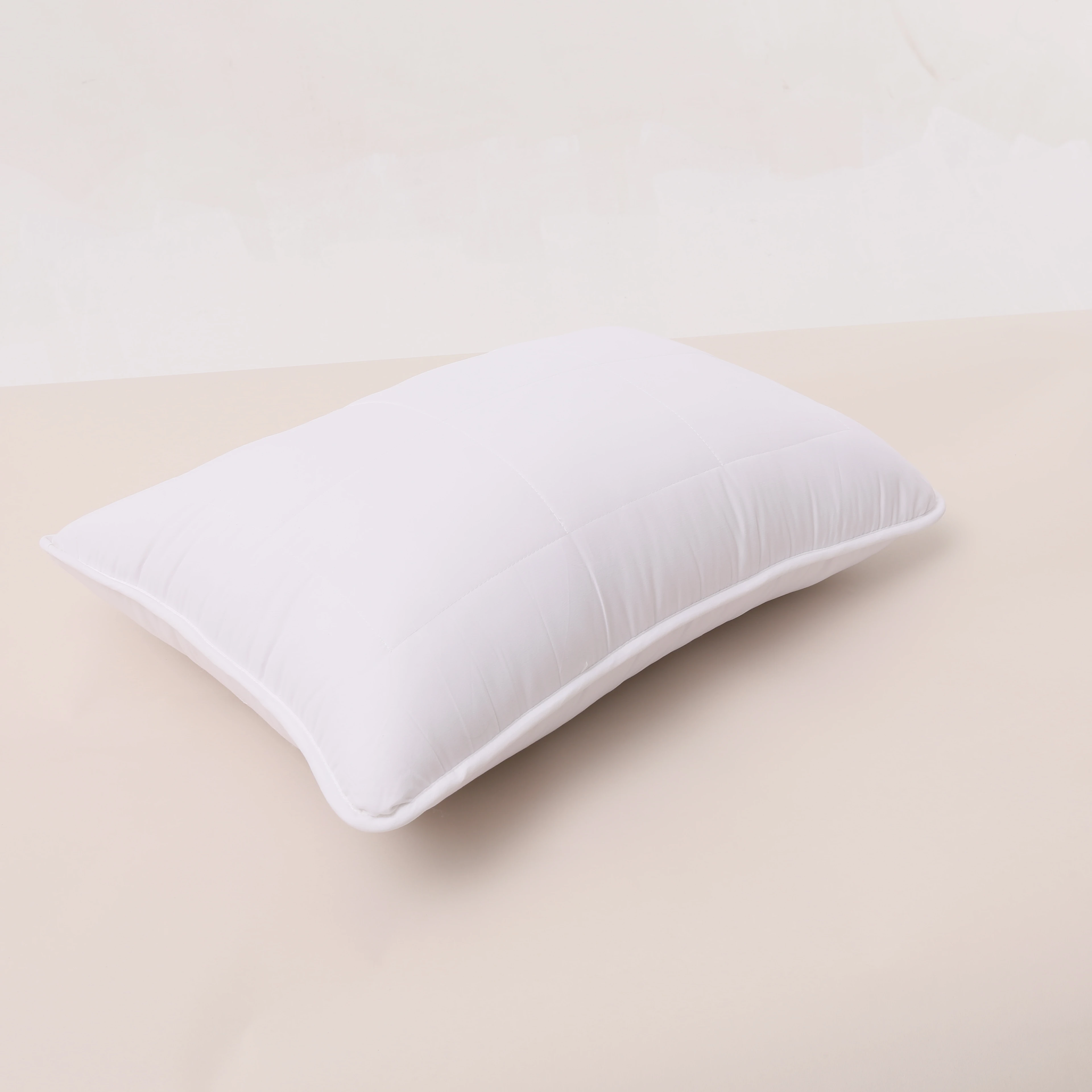 Diamond Quilted Washable Microfiber Cover Pillow with Hollow Silicone Fiber Filling Inserts on Sale