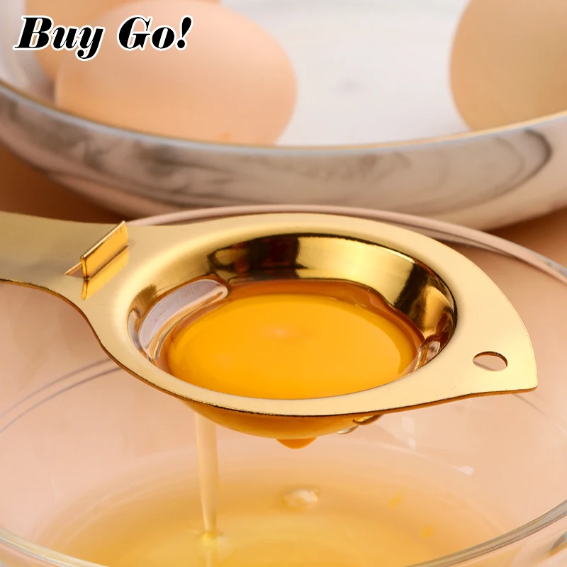 Egg Tools Stainless Steel Egg Yolk Separator Divider Separator Eggs Divider