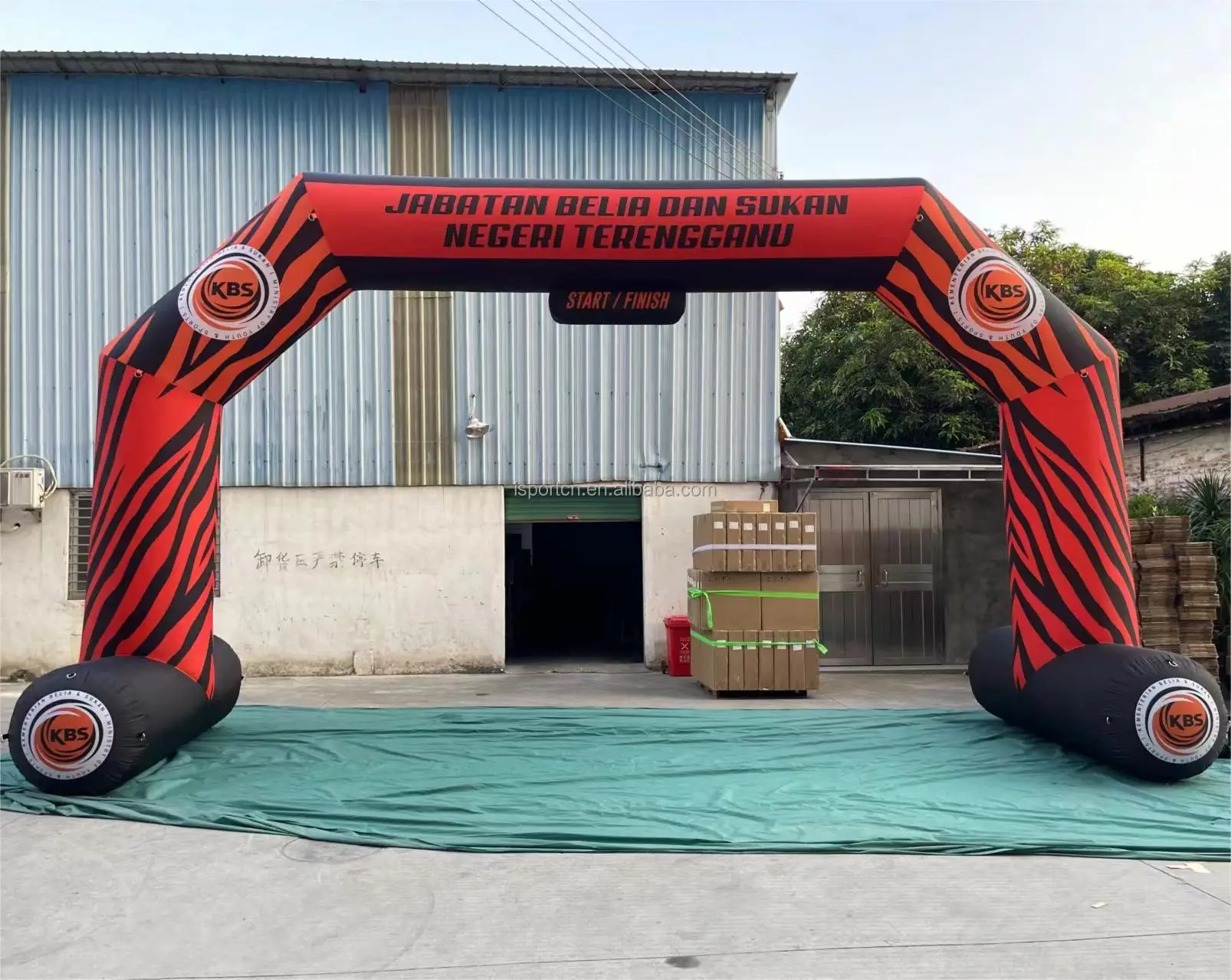 Professional Export Manufacturer Advertising Running Events Custom Logo Printing Arch Gate Inflatable Race Arch