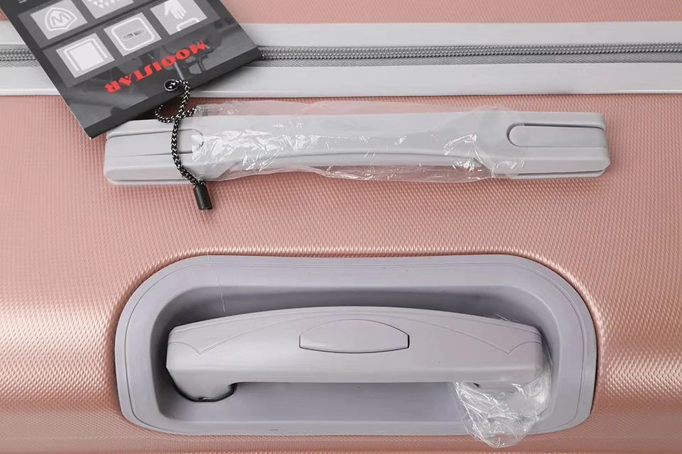 Travel Trolley Luggage  Hardshell ABS 20 24 28 Carton Suitcase Spinner Unisex Fashionable 10 Kg Luggage Suitcase Dacron 210D