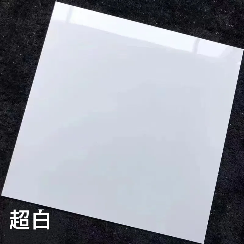 Hot Sale 24x24 Porcelanto Glossy Ceramic Tile For Floor Standard White Marble Porcelain Tiles