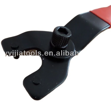 carbon steel black oxide finished universal key for angle grinder with plastic handle