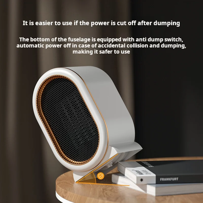 Temperature adjustable Electric Heating Fan High efficiency and energy saving Space Heaters for Winter Mini Electric Fan Heater