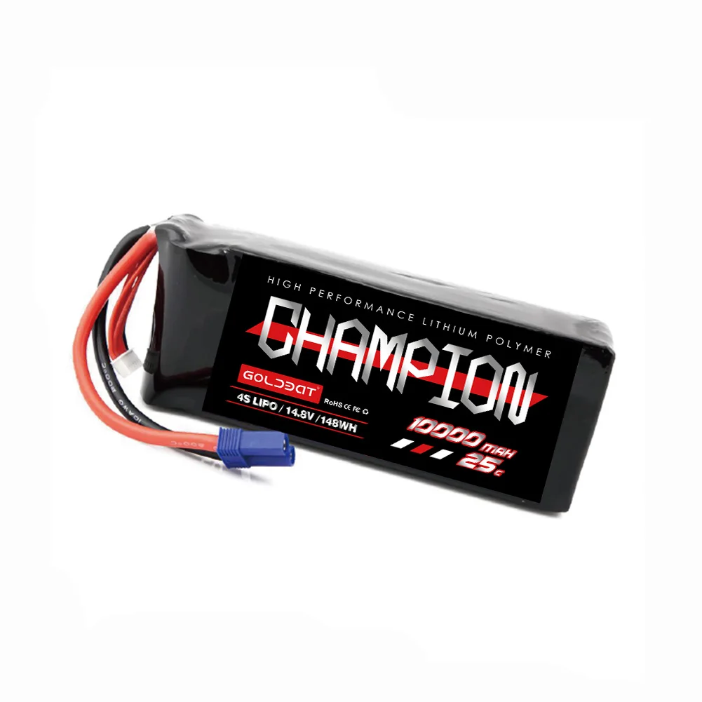 OEM Factory Price Lithium ion Polymer Battery  25C More 50C 4S 14.8V 10000mah Remote Controlled Hard Case Lipo RC Car Batteries