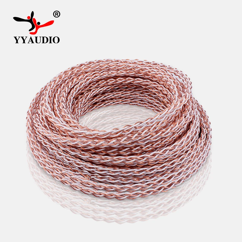 Кабель для динамика YYAUDIO Hifi 4TC Hi-end Pure OCC Diy оптовый кабель с 8