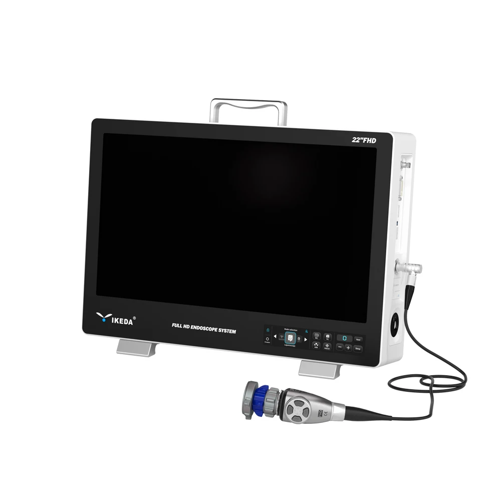 AKX HOT SELLING YKD-9122H Portable all-in-one Medical Endoscopy Camera System with In-Built Recorder