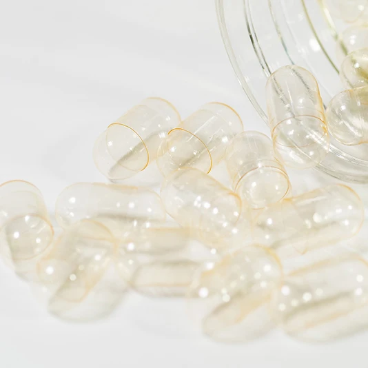 Wecaps empty separated clear gelatin capsules 00 size empty capsules for powder Empty Capsules Gelatin