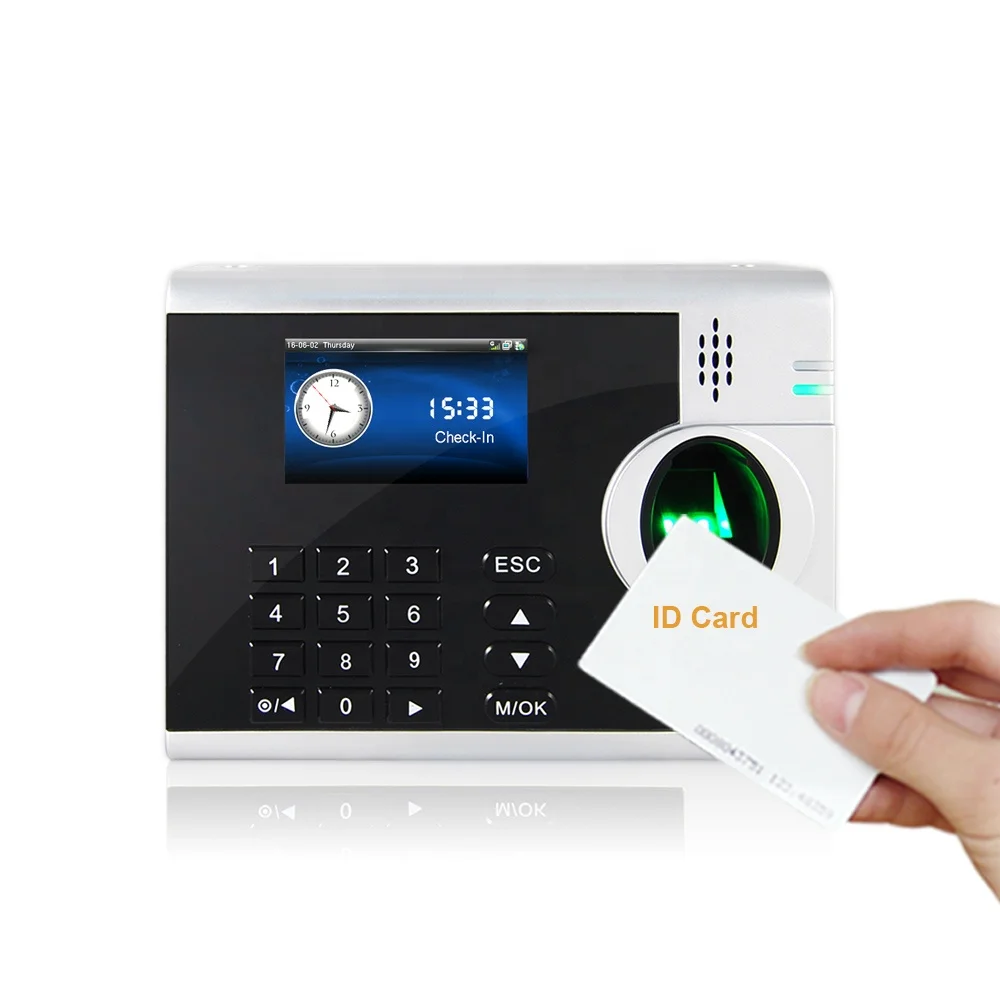 Free Software 125KHz ID Card Reader Biometric Time Attendance System with TCP/IP and USB RS232/485