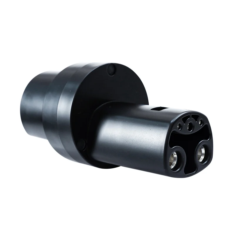 Competitive Prices Fireproof 200A  Connector Adapter For Ev Charger Type 2 To Us Tesla Electric Car Charging Ac Only