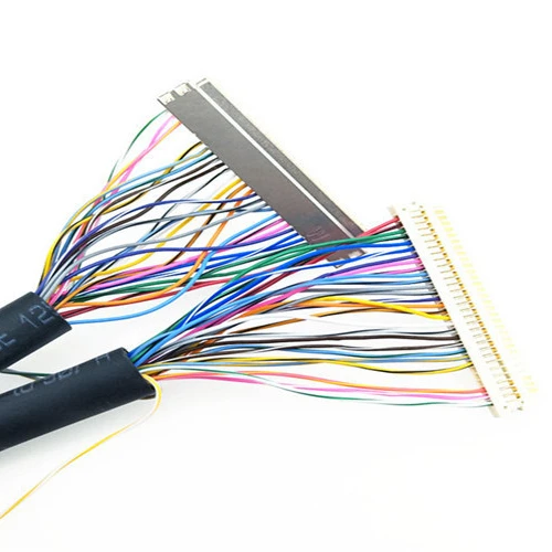 Factory OEM Wiring Harness HRS DF13 40 Pin Connector To 1mm Pitch 30Pin Lvds Housing Connector Cable for Automotive