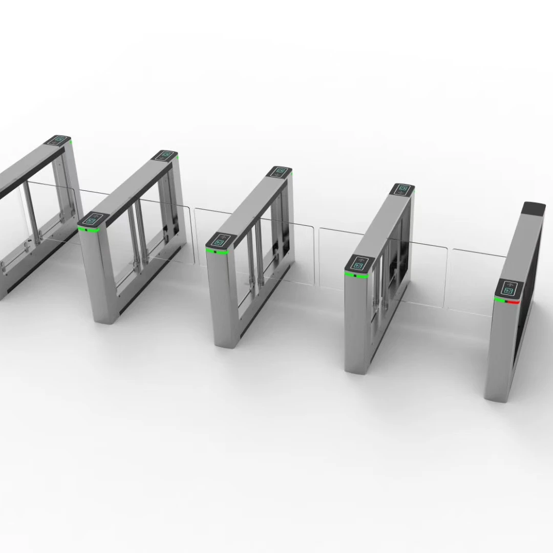 Access Control Entrance Turnstile Swing Gate Glass Barrier Rfid Swing Security Gate