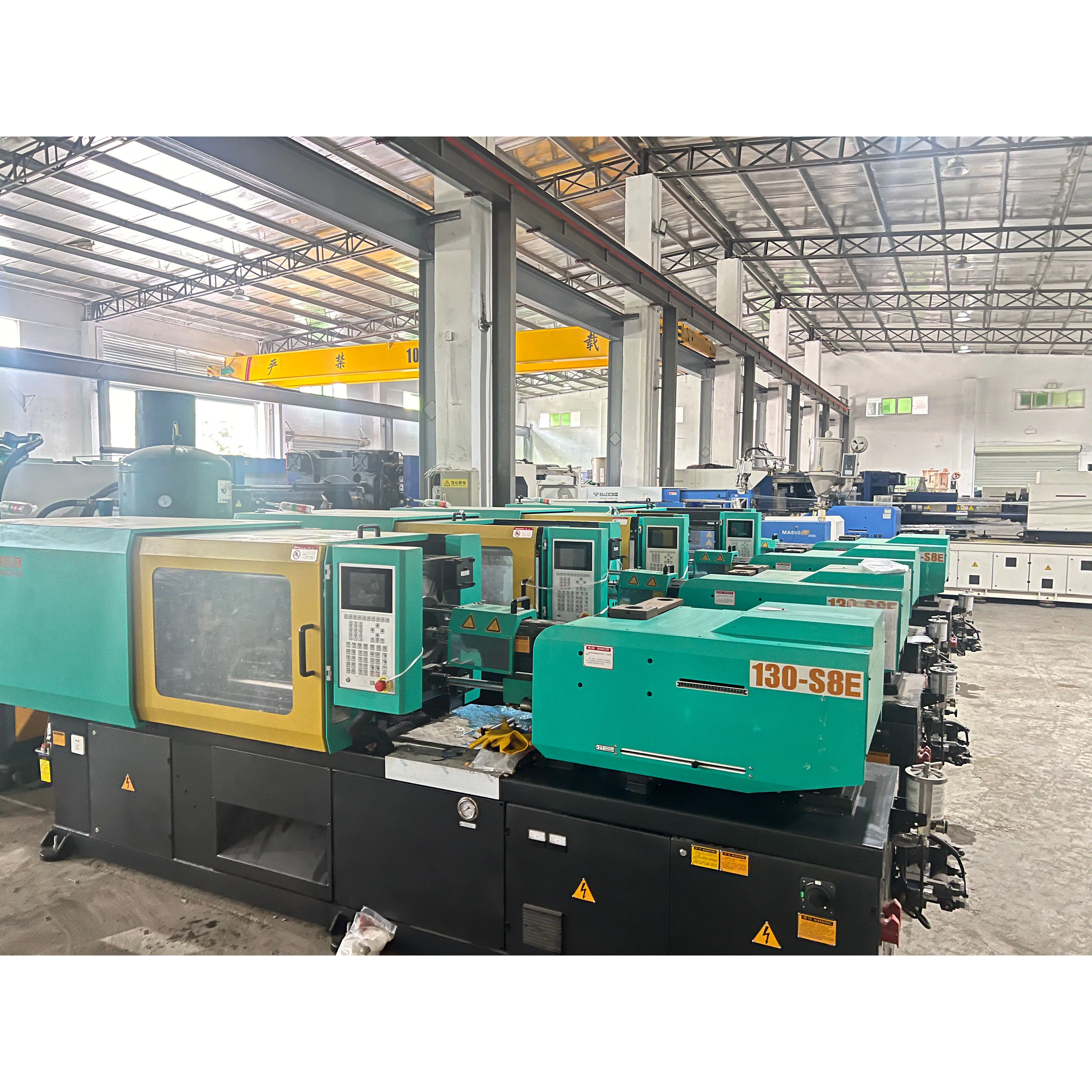 used injection molding machine 130 tons spot price is cheap and available in stock