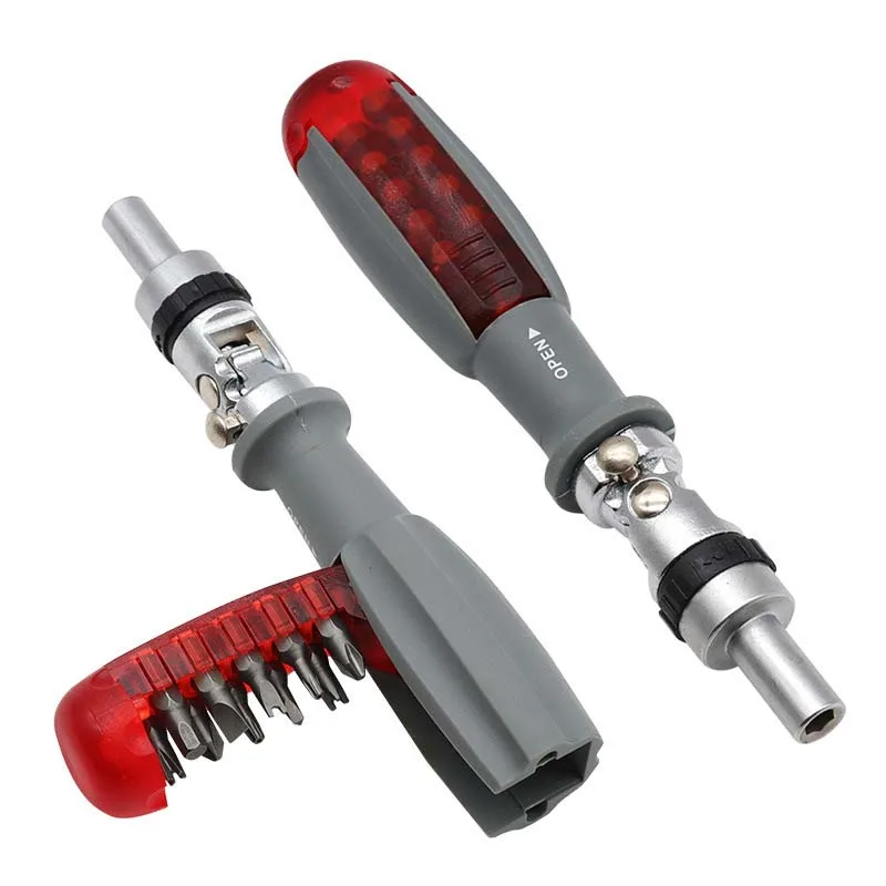 Screwdriver Hand Tools Multi-angle Elbow Ratchet Screw Phillips Torx Hex Driver Electrician Disassembly Combination Tool Set