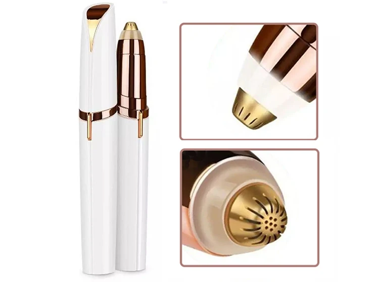 Инструменты для удаления волос на лице, электрический триммер для бровей, машинка для макияжа, бритва для женщин