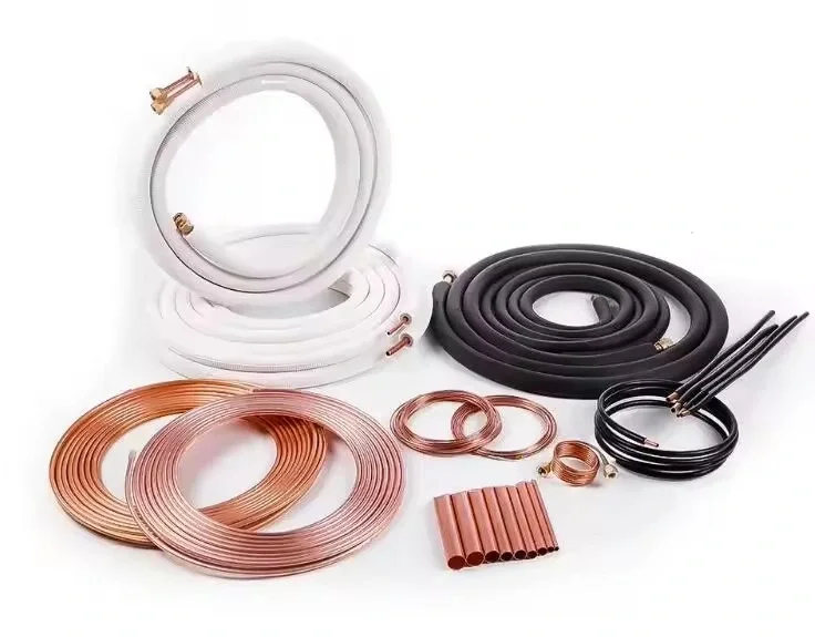 20 Mtr Insulated Pair Coil R410A  Grade with Pure Copper Tube Insulated Copper Tube Single Coil Pair Coil for Air Conditioner