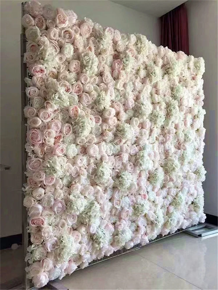 YAYUN CH1244 Hot Selling Artificial Flower Wall Panel For Wedding Decoration