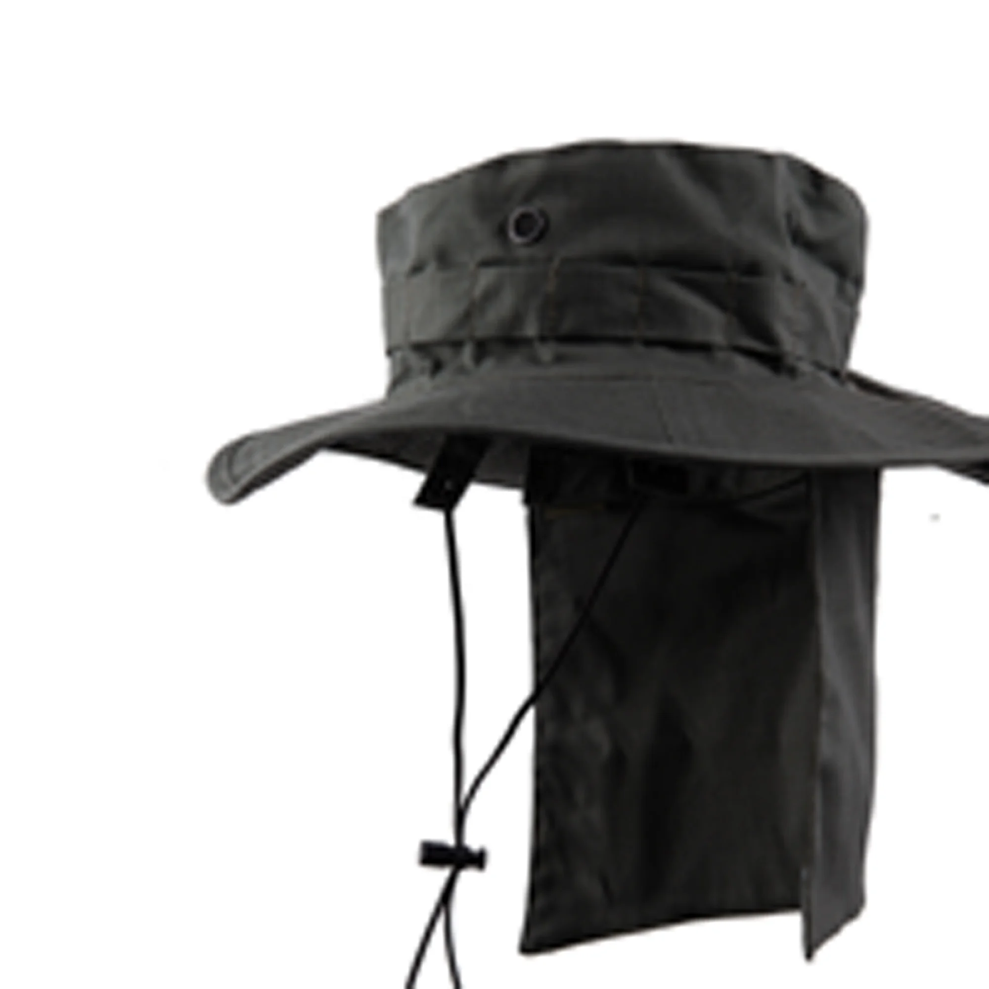 
100%cotton fishing boonie hat green 