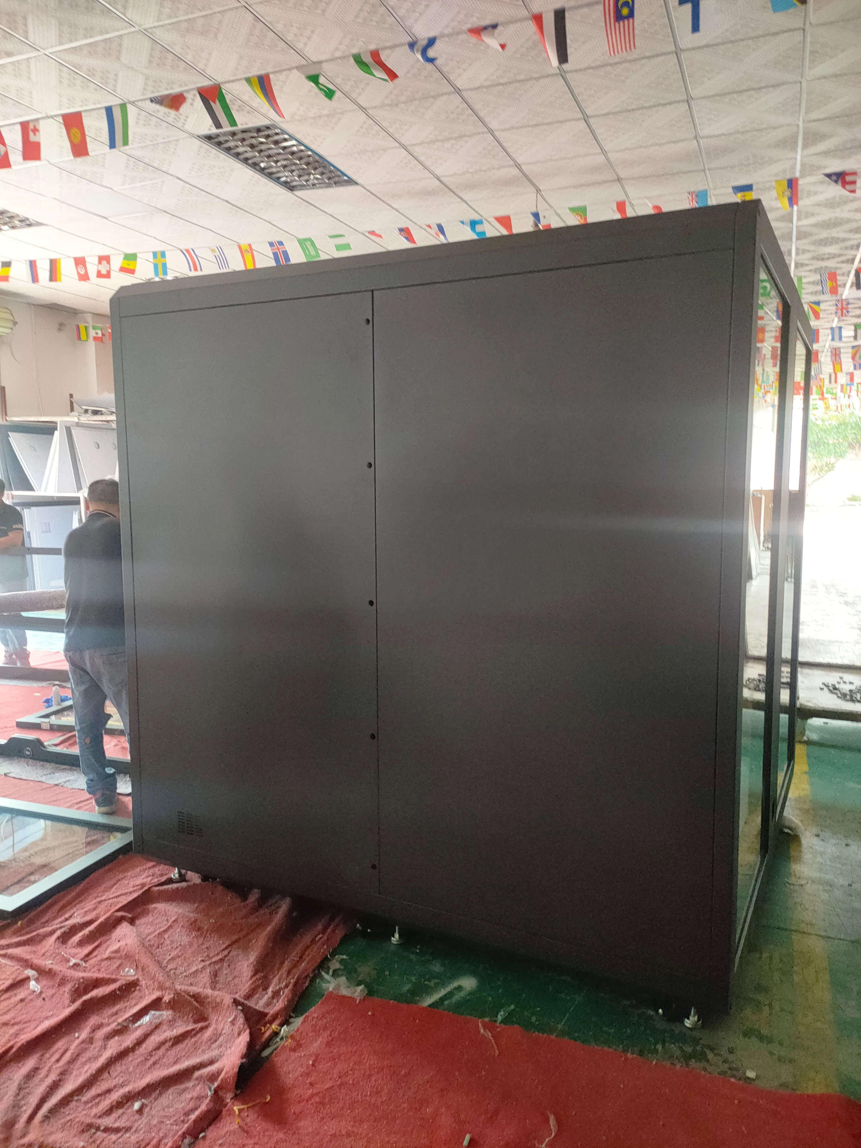 Assemble and private phone booth for office cabin working pod soundproof office meeting booth with air fresh system