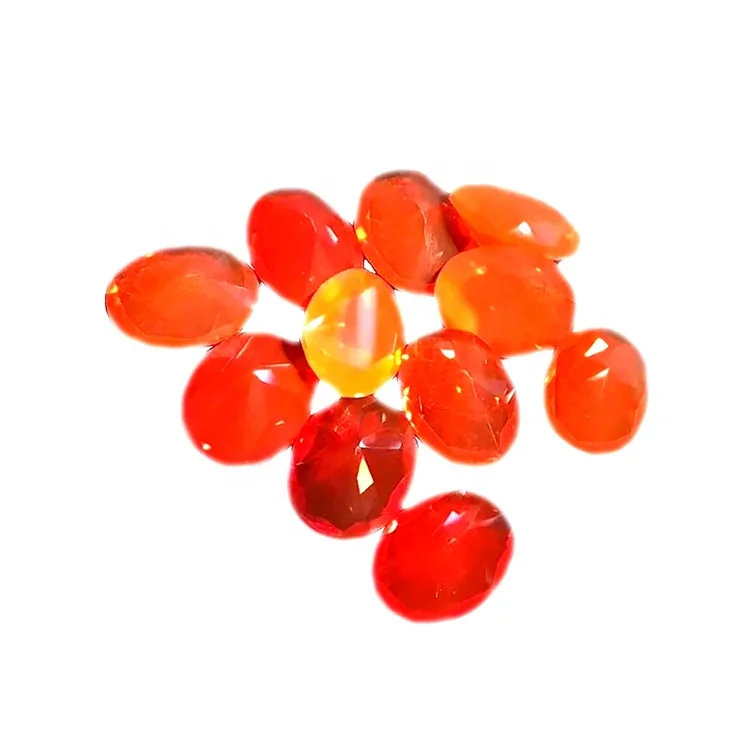 Натуральный Эфиопский Уэло огненный опал Овальный