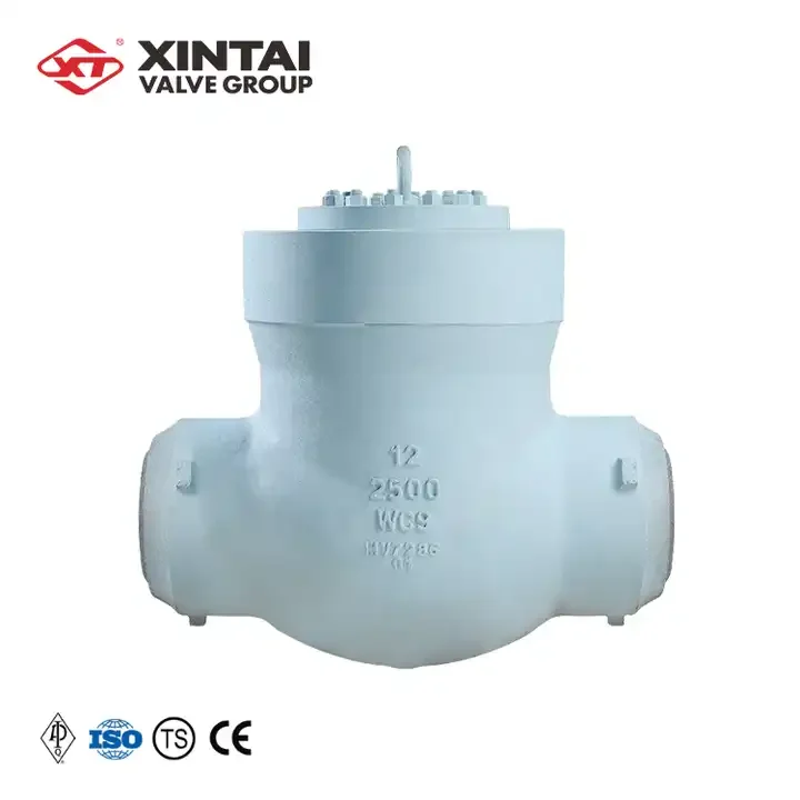 H61Y-2500LBC 12inch large welding Stainless Steel WC9 heavy pressure Check Valve