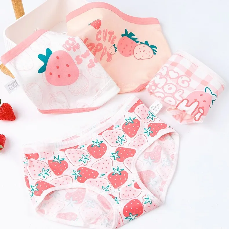 Children Underwear Kids baby Girls Cute Print Briefs cotton underwear for kids girls