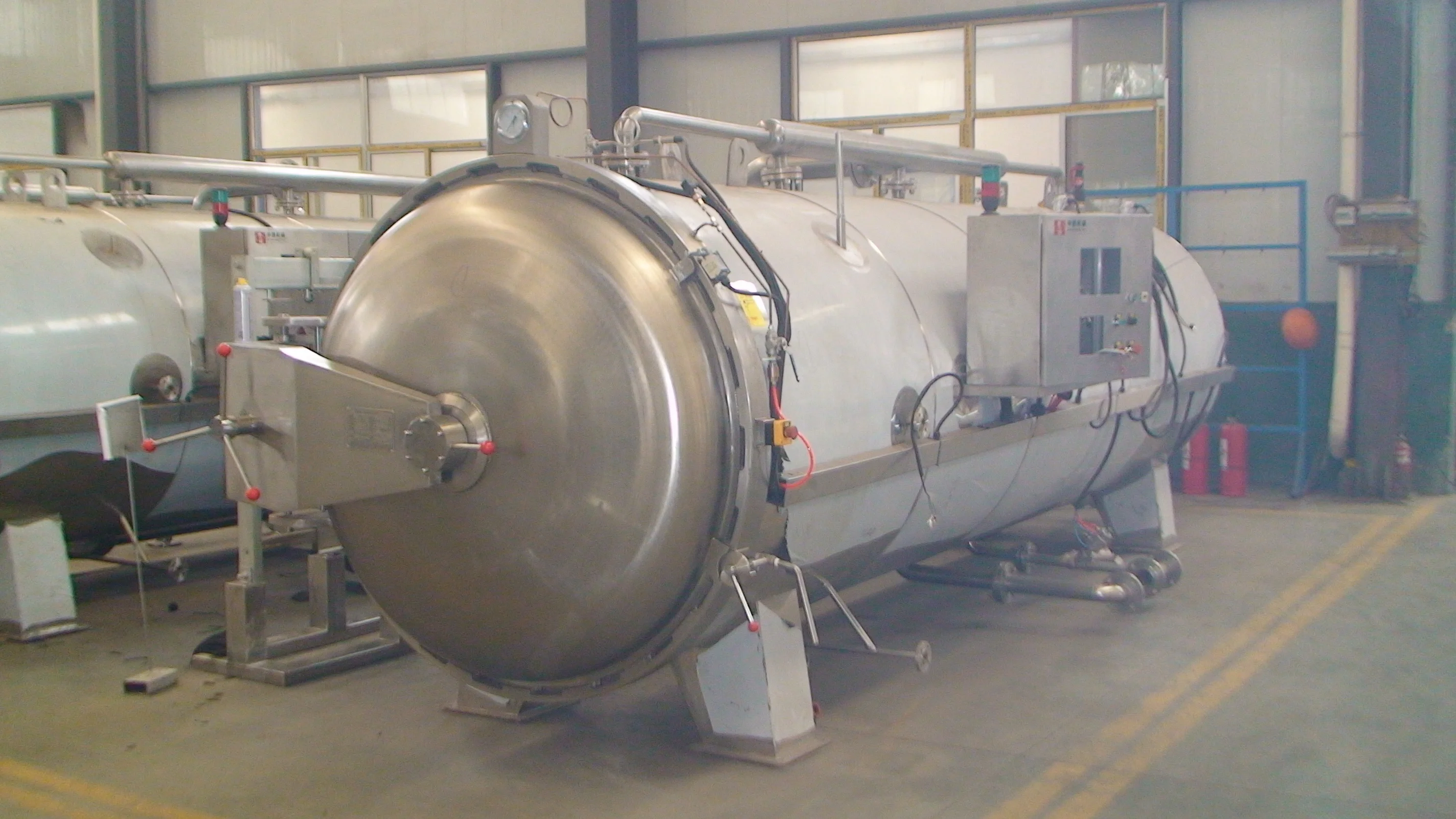 Commercial Steam Canned Food Retort Machine High efficiency Steam Sterilization Autoclaves Steam Retort Sterilization