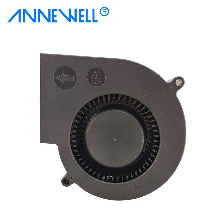 Large airflow 97mm mini silent brushless dc centrifugal blower fan 9733 12v/24v high speed brushless turbo blower grill oven fan