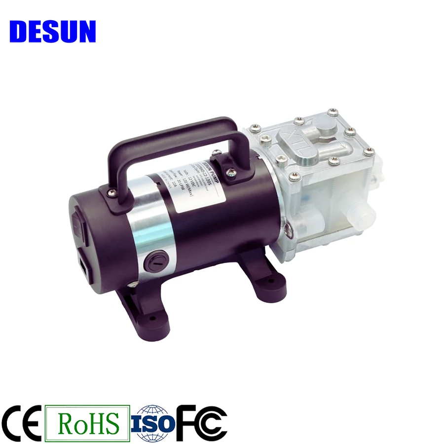 Большой поток 120 Вт 20 л/мин 12 В/24 В Mico Dc диафрагма Электрический насос для вина пищевой насос