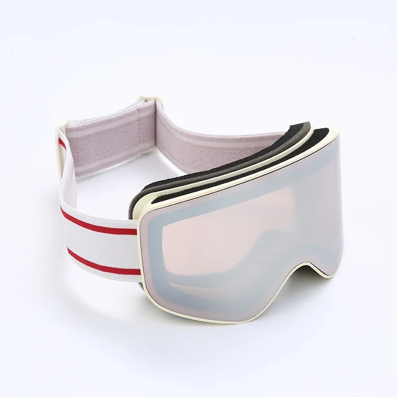 Fashion Plating Ski goggles Removable lens Coated Glasses Myopia Goggles Double-layer Anti fog for winter sport skiIng snowboard