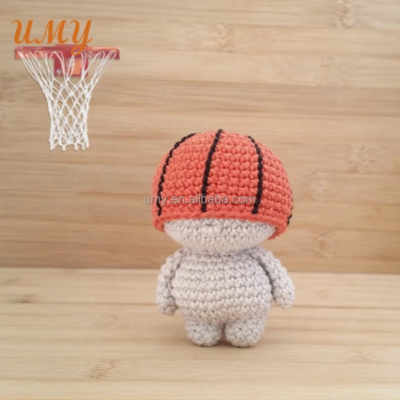 Amigurumi Soft Toys Baseball Hats Baby Boy Crochet Faceless Doll Handmade Dolls