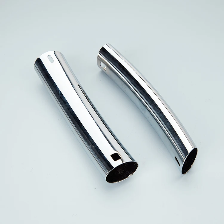Custom Hardware Accessory Parts Punched Hole Stamping  Bending Pipe Perforated Straight Stainless steel Tubing For Bathroom
