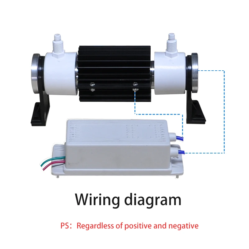 5g/h industrial ozone generator spare part quartz tubes with power supply