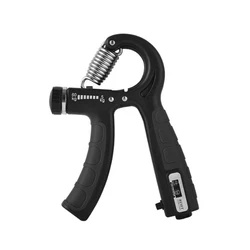 Factory supply custom logo gym fitness exercise strength training gymnastics 5-60 kg adjustable hand grip with counter