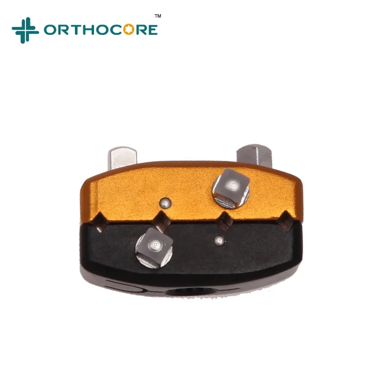 4-Hole Pin Clamp External Fixation Orthopedic Surgical Instruments Hoffman System 3 And 5mm Pins Stryker