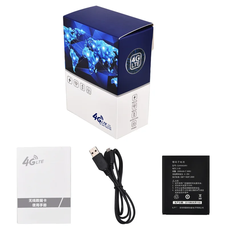 Mini Wireless 4G LTE Pocket Router SIM Card Slot Portable Battery Mobile Wifi Hotspot