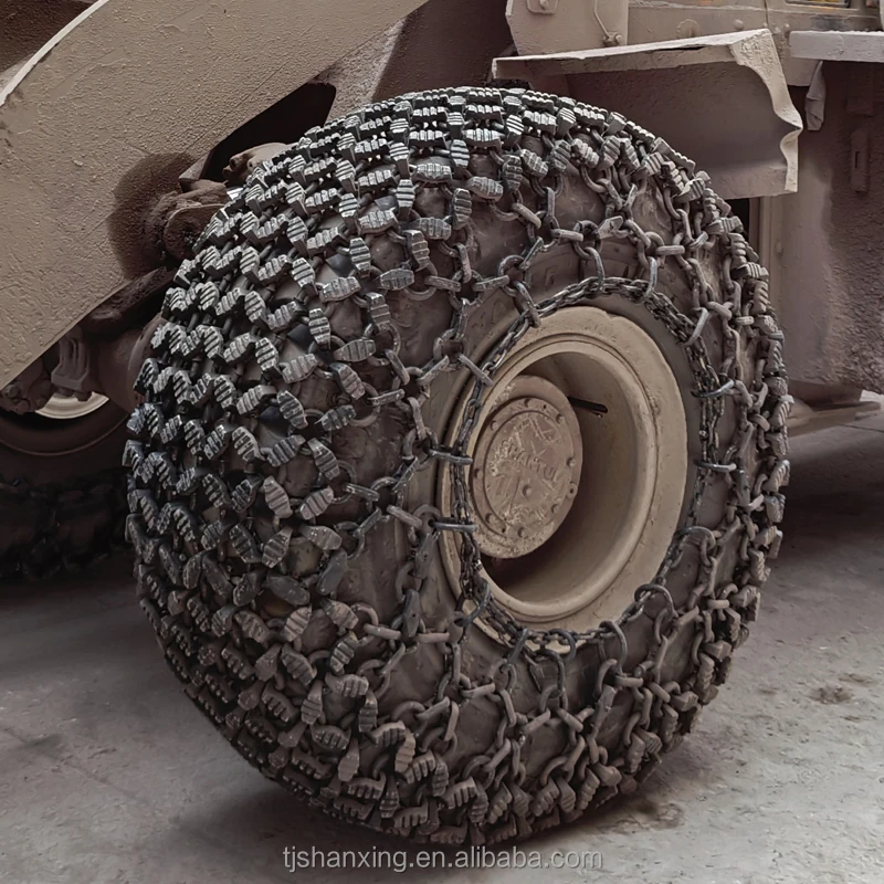 Square Link Forestry Wheel Flotation Track Tire Chains