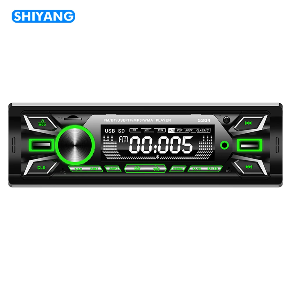 High Fidelity Stereo Autoradio Car Radio BT 12V 1 Din FM Aux In Receiver SD USB MP3  Car MP3 Player