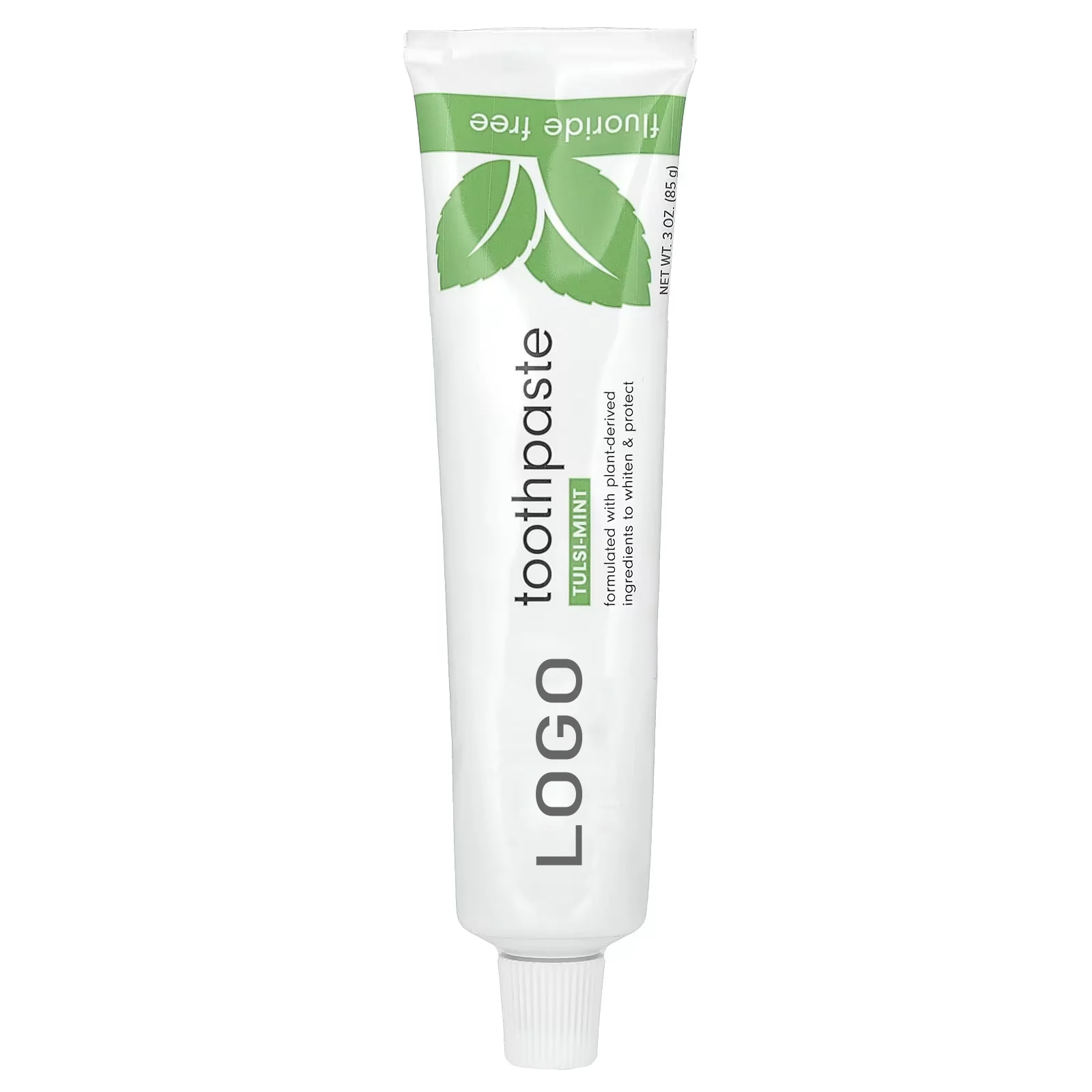 Private Labeling Oral Care Hygiene Teeth Cleaning Calcium Carbonate Adult Home Use Mint Whiten Protect Fluoride Free Toothpaste
