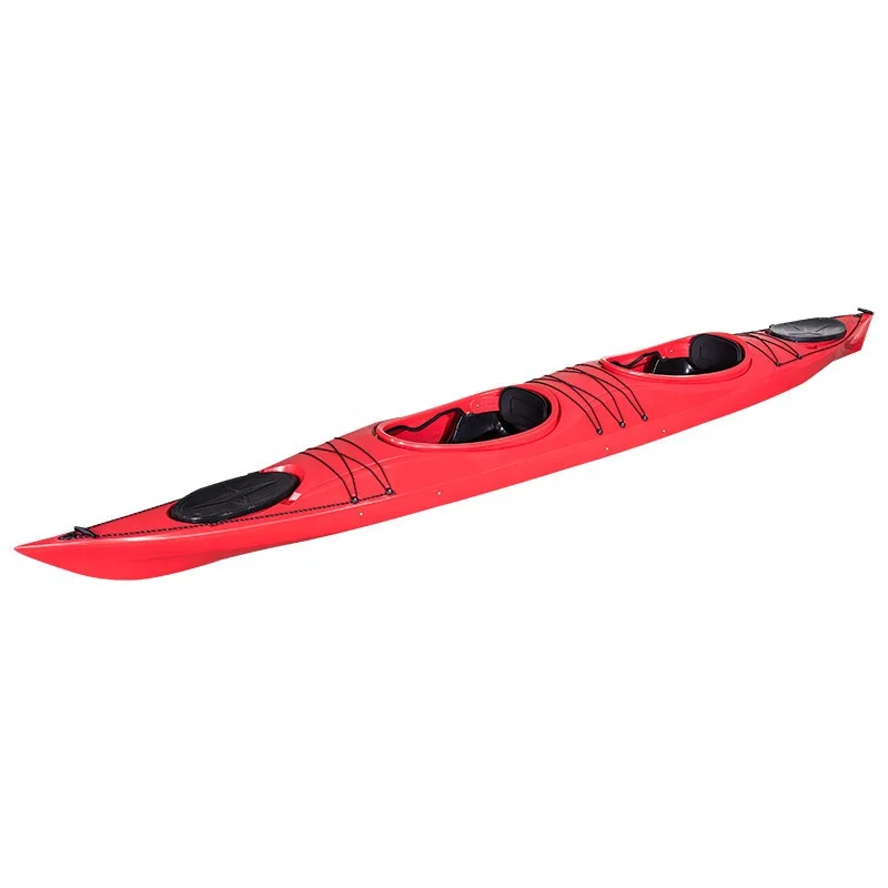 Two-person ocean boat Long trip Boat Hard Rotary-Plastic kayaking Plastic boat racing canoe