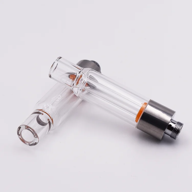 All Glass Cbd Cartridge Lead Free Vape Cartridge Pure Ceramic Coil Heating 1Ml Vape Pen