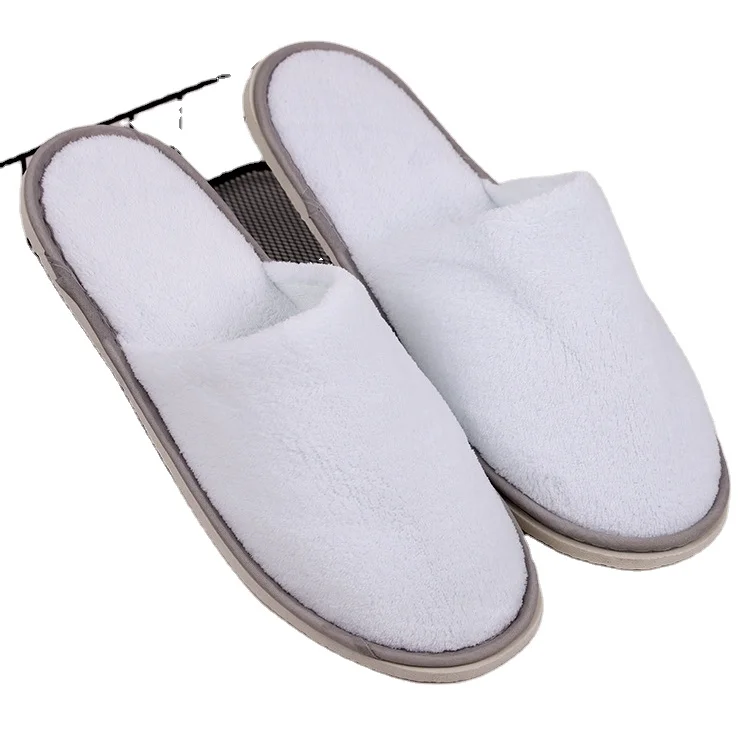 Оптовая продажа дешевые легкие тапочки экологически чистые соломенные шлепанцы одноразовые для